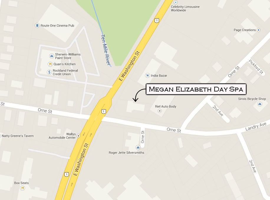 megan elizabeth day spa address, 90 orne street, north attleboro, ma